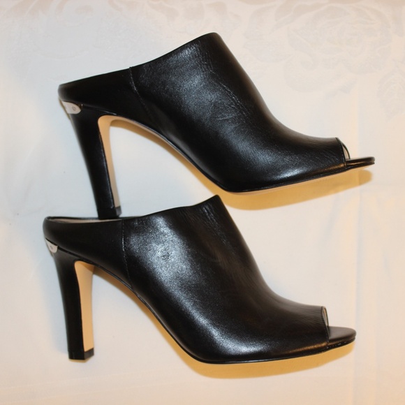 MICHAEL Michael Kors Shoes - Michael Kors Shaw Leather Mules